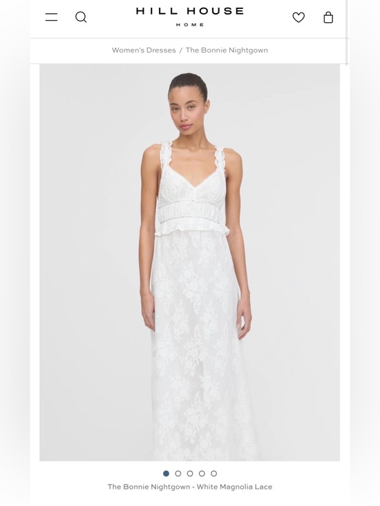 Hill House Other - Hill House The Bonnie Nightgown White Lace XS
